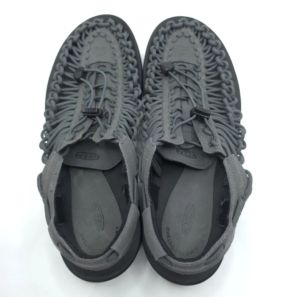 Keen Mens Sandals Uneek Casual Walking Round Cord Textile Size 12